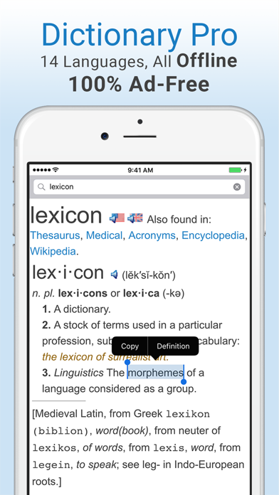 Dictionary and Thesaurus Pro screenshot 5