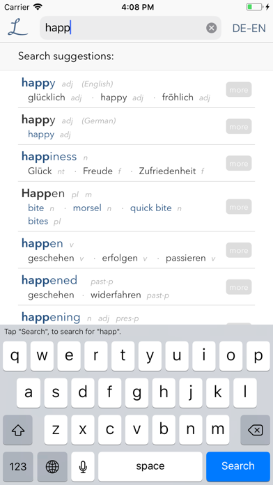 Dictionary Linguee screenshot 5