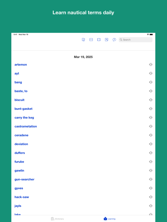 Dictionary of Nautical Terms screenshot 1
