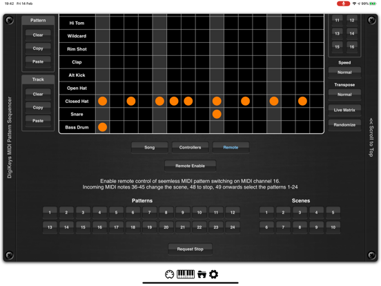 DigiKeys AUv3 Sequencer Plugin screenshot 1
