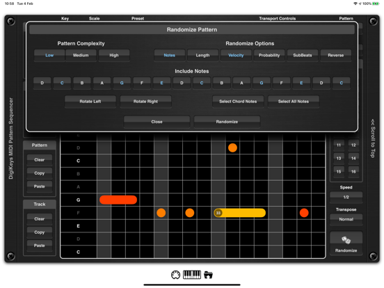DigiKeys AUv3 Sequencer Plugin screenshot 6