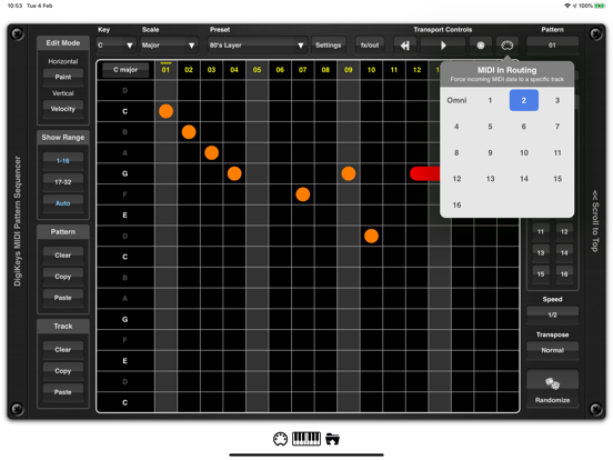 DigiKeys AUv3 Sequencer Plugin screenshot 7
