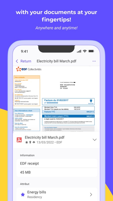 Digiposte: secure storage screenshot 1