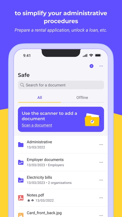 Digiposte: secure storage screenshot 2