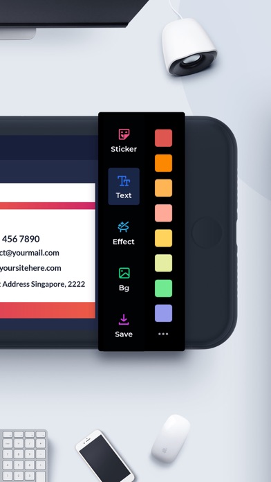 Digital Business Card Maker screenshot 2