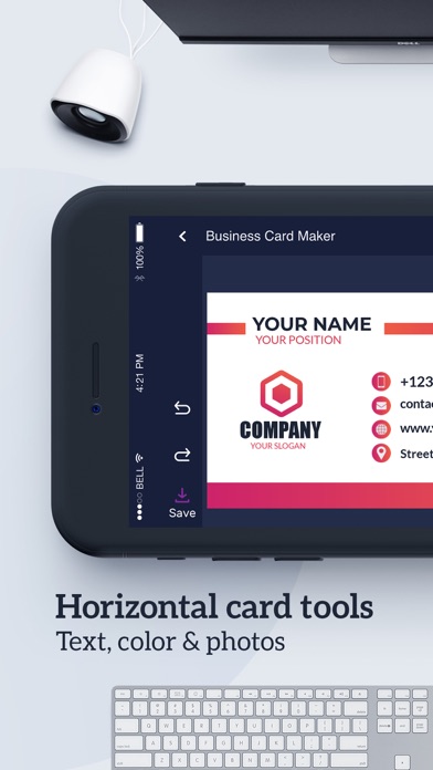 Digital Business Card Maker screenshot 3