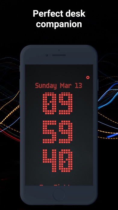 Digital Clock - Bedside Widget screenshot 1