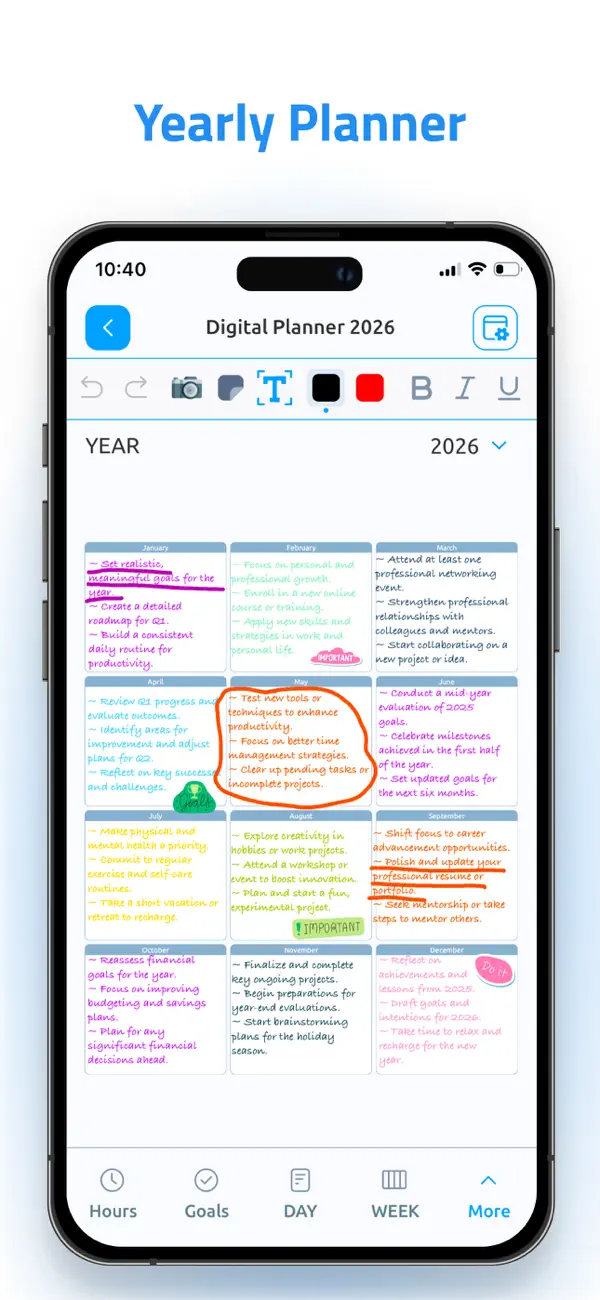 Digital Planner & Calendar Pro screenshot 1