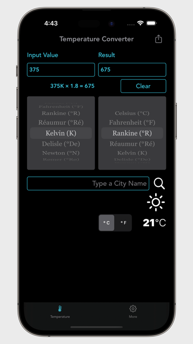 Digital Temperature Converter screenshot 3