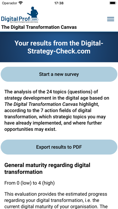Digital Transformation Canvas screenshot 2