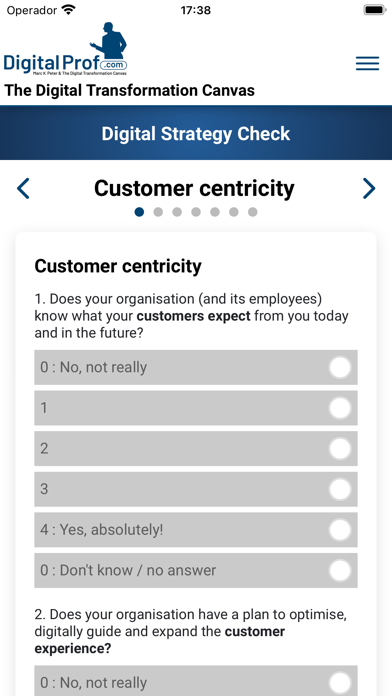 Digital Transformation Canvas screenshot 3