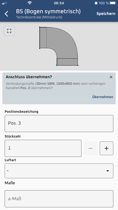 Digitales Lüftungsaufmaß screenshot 1