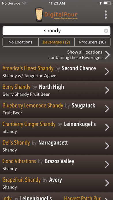 DigitalPour - Pocket Beer Menu screenshot 4