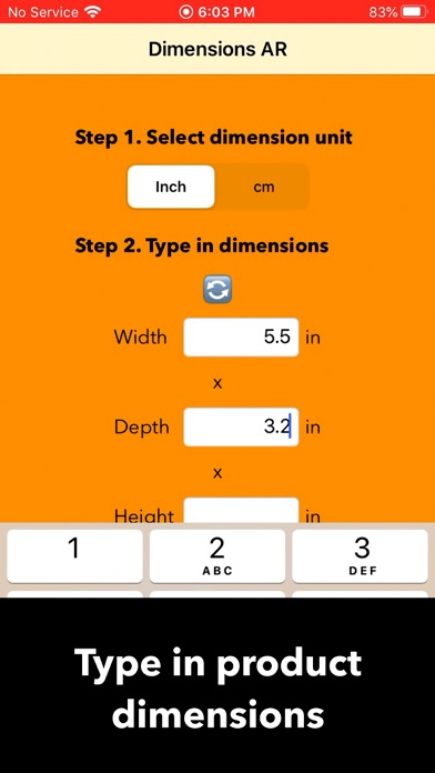 Dimensions AR screenshot 1