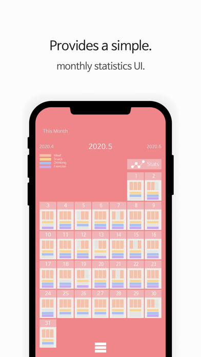 Dining Note: Simple Diet Diary screenshot 1