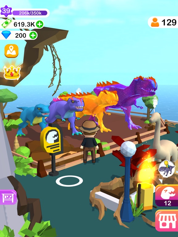 Dino Tycoon - 3D Building Game screenshot 9