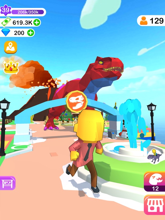 Dino Tycoon - 3D Building Game screenshot 10