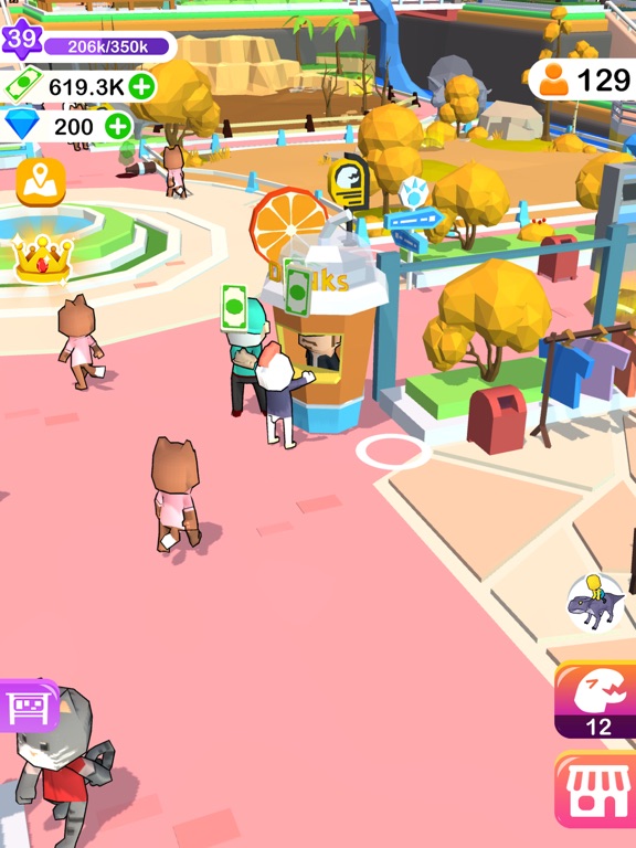 Dino Tycoon - 3D Building Game screenshot 1