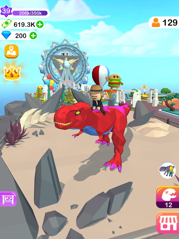 Dino Tycoon - 3D Building Game screenshot 4