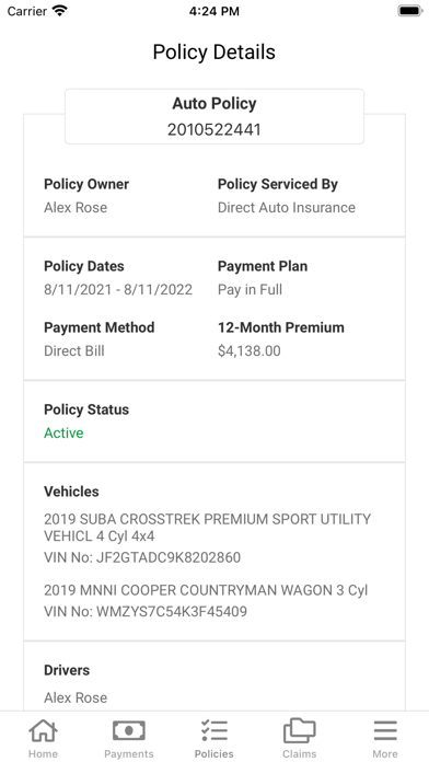 Direct Auto Insurance screenshot 1