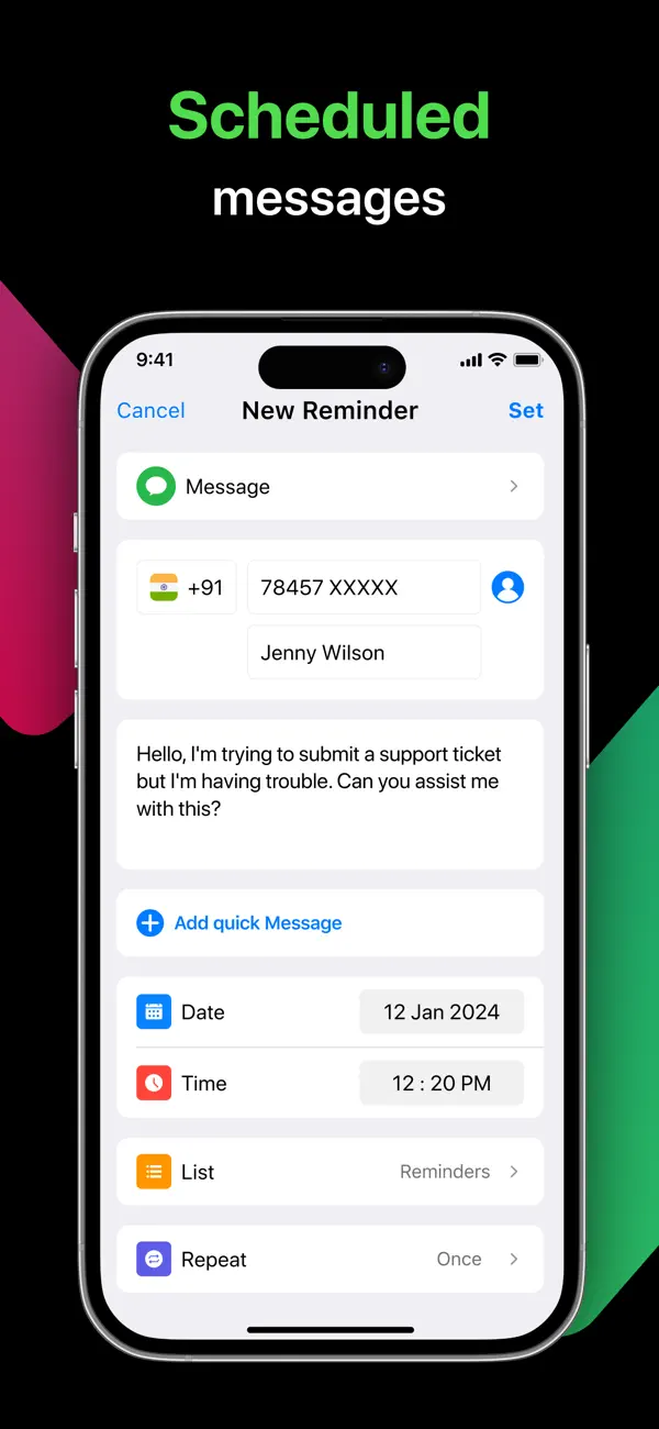 Direct Message : Click to Chat screenshot 3
