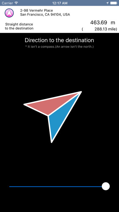 Direction to the destination screenshot 5