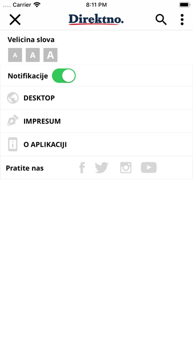 Direktno screenshot 1