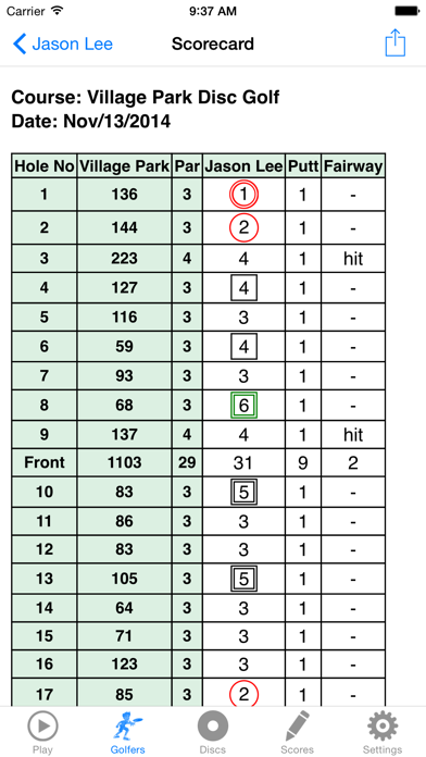 Disc Golf GPS Course Directory screenshot 2