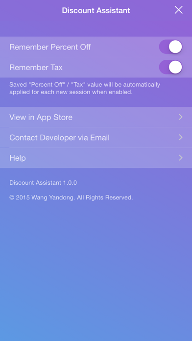 Discount Assistant - Shopping Calculator screenshot 1