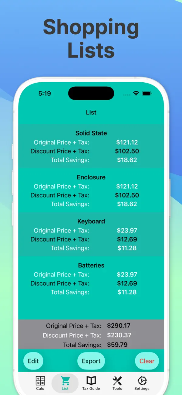 Discount Calculator Saver Calc screenshot 4