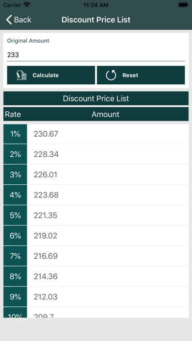 Discount Calculator (%) screenshot 5
