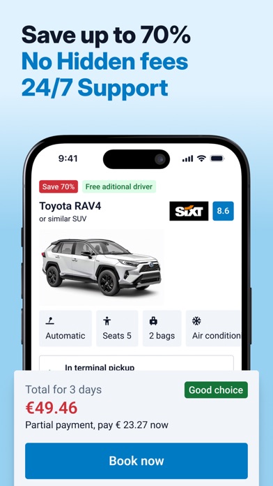 DiscoverCars－Car Rental & Hire screenshot 4