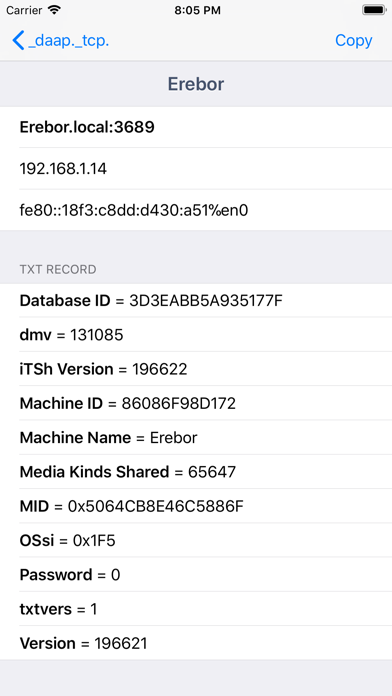 Discovery - DNS-SD Browser screenshot 2