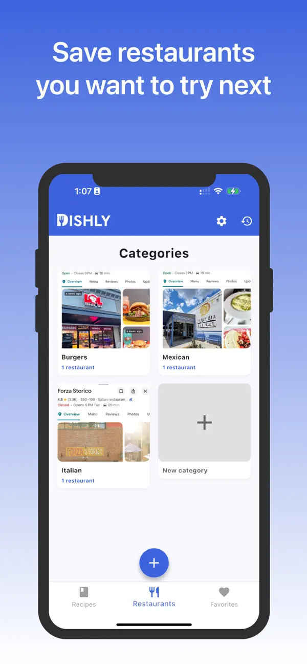 Dishly Save & Cook Recipes screenshot 1
