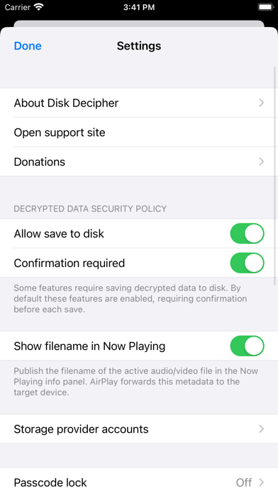 Disk Decipher screenshot 1