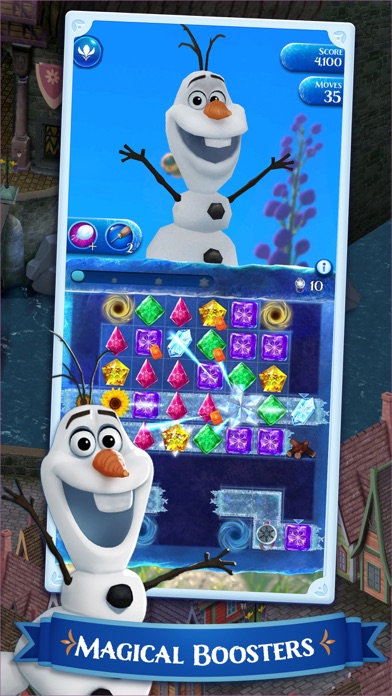 Disney Frozen Free Fall Game screenshot 1