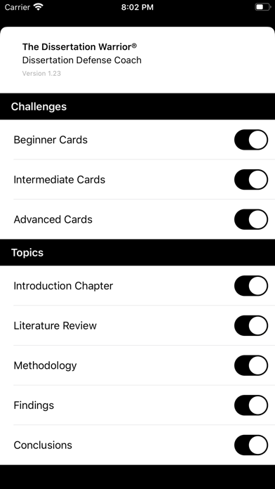 Dissertation Defense Coach screenshot 2
