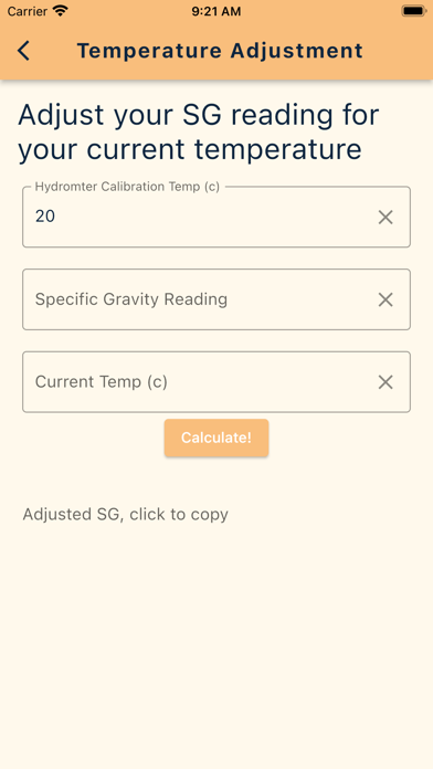 Distillers Calculator screenshot 1