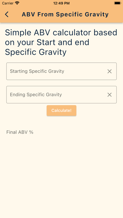 Distillers Calculator screenshot 3