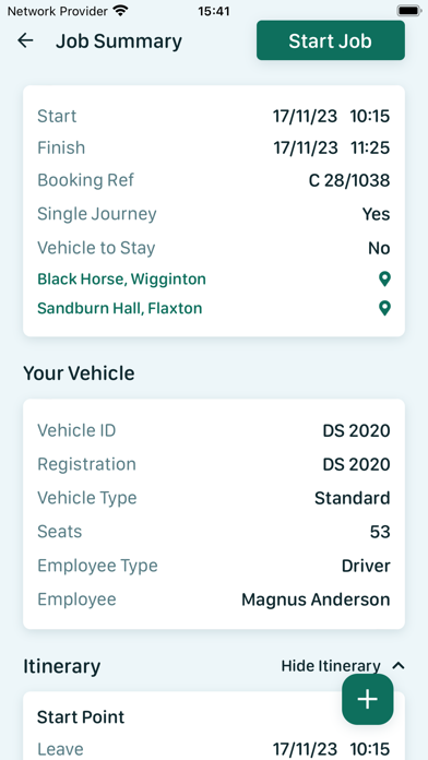 Distinctive Systems Driver App screenshot 2