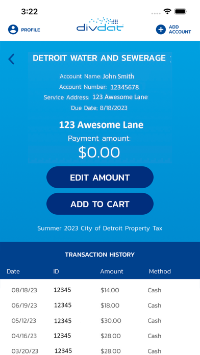 DivDat Mobile Payments App screenshot 3