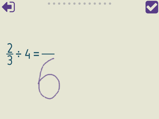 Dividing Fractions Trainer screenshot 4