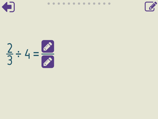 Dividing Fractions Trainer screenshot 5