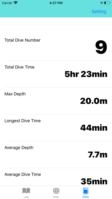 Divog: Scuba Diver Log Book screenshot 1