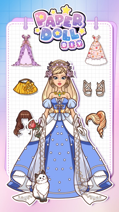 DIY Paper Doll Dress Up screenshot 1