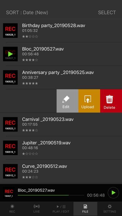 DJM-REC: DJ live/recording app screenshot 1