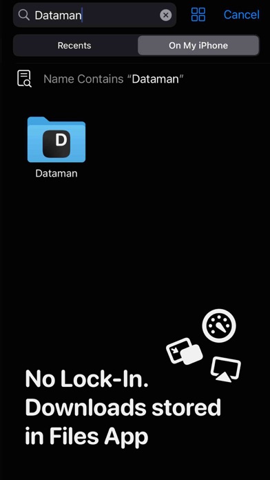 dManager - datamanager screenshot 2
