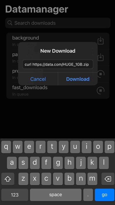 dManager - datamanager screenshot 1
