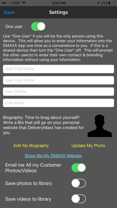 DMAXX screenshot 2