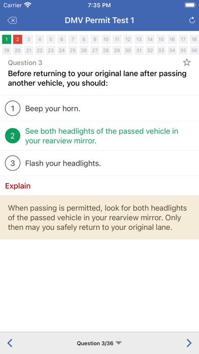 DMV Practice Test - 2026 screenshot 2